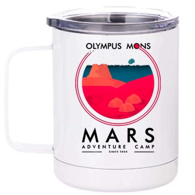 Olympus Mons Mars Adventure Camp 12 oz Stainless Steel Tumbler Cup