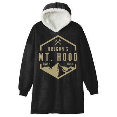 Oregon Mountain Mt. Hood Hooded Wearable Blanket