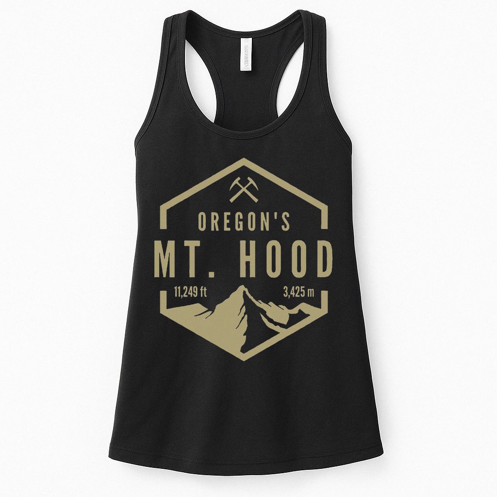 Oregon Mountain Mt. Hood Womens Tank Top