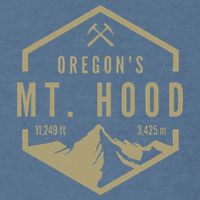 Oregon Mountain Mt. Hood Garment-Dyed Sweatshirt