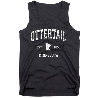 Ottertail Minnesota MN Vintage Athletic Sports Tank Top