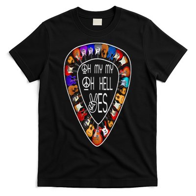 Oh Mys My Oh Hells Yes Retro Petty Guitar Music Lover T-Shirt