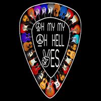 Oh Mys My Oh Hells Yes Retro Petty Guitar Music Lover Impact Tech Backpack