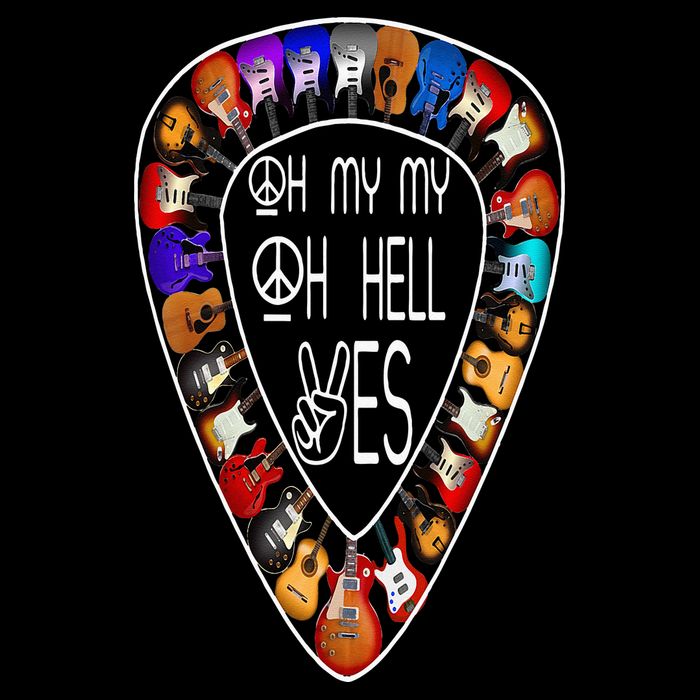 Oh Mys My Oh Hells Yes Retro Petty Guitar Music Lover Impact Tech Backpack