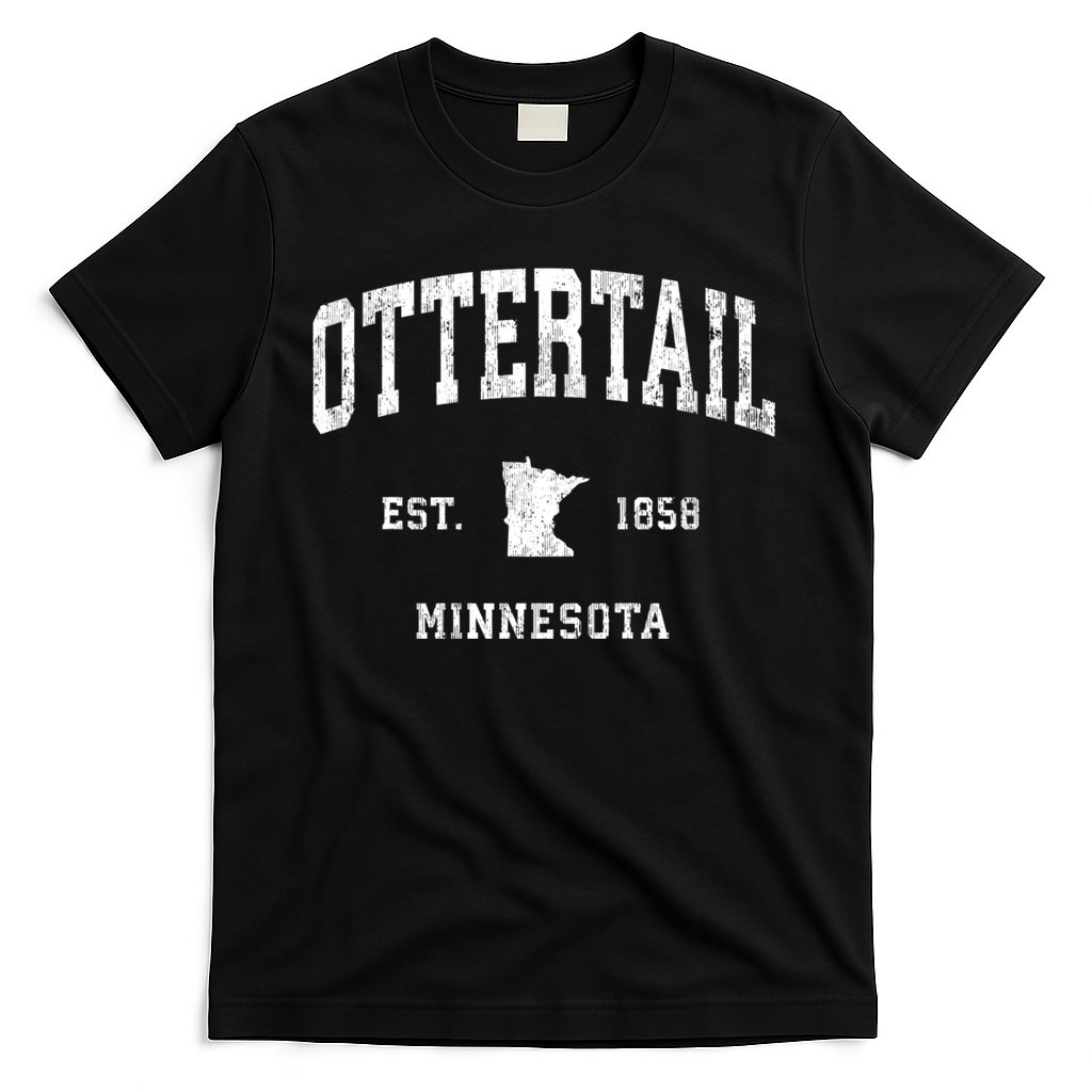 Ottertail Minnesota Mn Vintage Athletic Sports T-Shirt