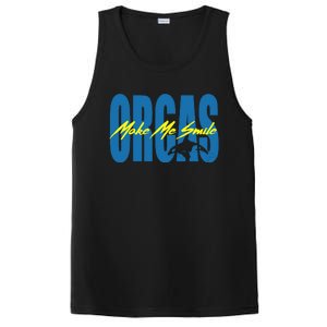 Orcas Make Me Smile Nature Wildlife Whale PosiCharge Competitor Tank