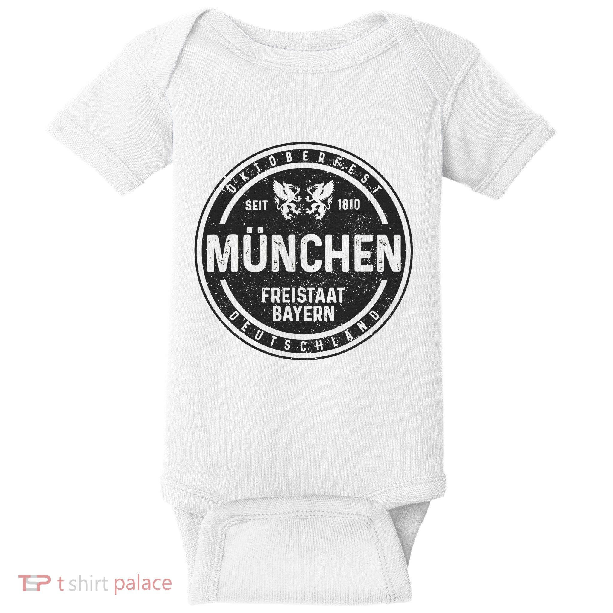 Oktoberfest MüNchen Munich German Bavarian Funny Gift Baby Bodysuit