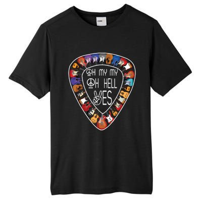 Oh Mys My Oh Hells Yes Retro Petty Guitar Music Lover Tall Fusion ChromaSoft Performance T-Shirt