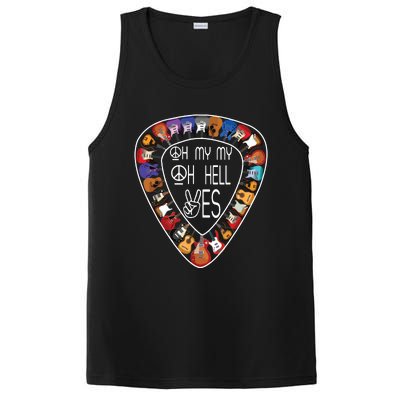 Oh Mys My Oh Hells Yes Retro Petty Guitar Music Lover PosiCharge Competitor Tank