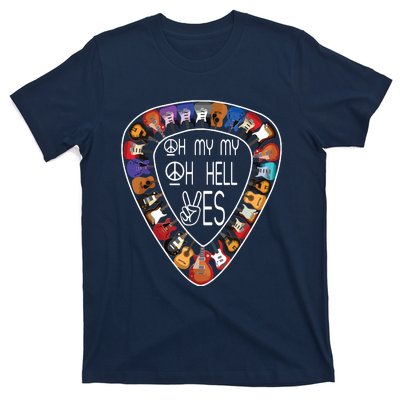 Oh Mys My Oh Hells Yes Retro Petty Guitar Music Lover T-Shirt