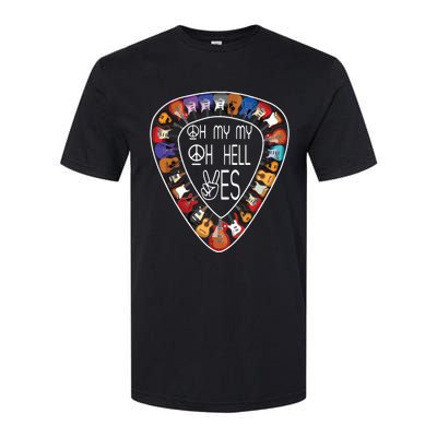 Oh Mys My Oh Hells Yes Retro Petty Guitar Music Lover Softstyle CVC T-Shirt