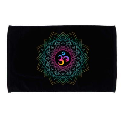 Om Meditations Mandalas Yoga Microfiber Hand Towel