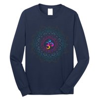 Om Meditations Mandalas Yoga Long Sleeve Shirt