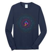 Om Meditations Mandalas Yoga Tall Long Sleeve T-Shirt