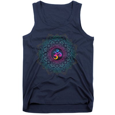 Om Meditations Mandalas Yoga Tank Top