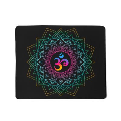 Om Meditations Mandalas Yoga Mousepad