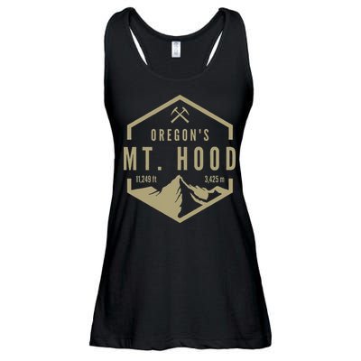 Oregon Mountain Mt Hood Ladies Essential Flowy Tank