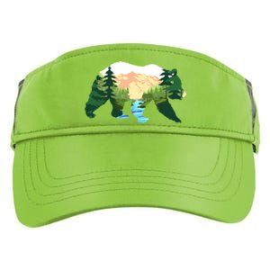 Outdoor Mountains Nature Animal Forest Trees Brown Bear Gift Adult Drive Performance Visor