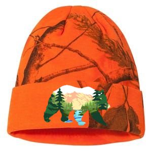 Outdoor Mountains Nature Animal Forest Trees Brown Bear Gift Kati Licensed 12" Camo Beanie