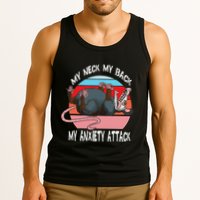 Opossum My Neck My Back My Anxiety Attack Retro Vintage Tank Top