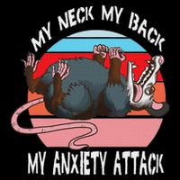 Opossum My Neck My Back My Anxiety Attack Retro Vintage Tank Top