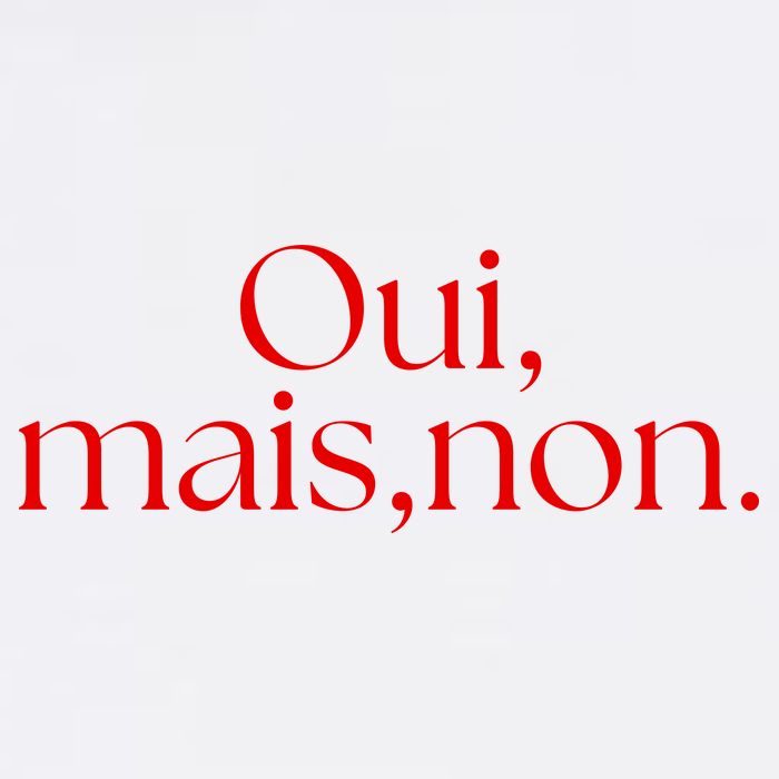 Oui Mais Non Funny French Yes But No Youth Performance Sprint T-Shirt