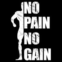 Original Motivation No Pain No Gain Gym Gift Cooling Performance Crew T-Shirt