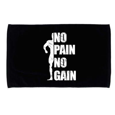 Original Motivation No Pain No Gain Gym Gift Microfiber Hand Towel