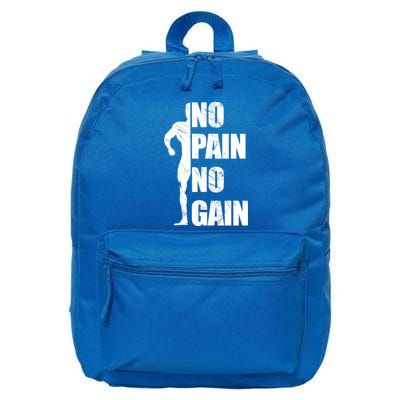 Original Motivation No Pain No Gain Gym Gift 16 in Basic Backpack