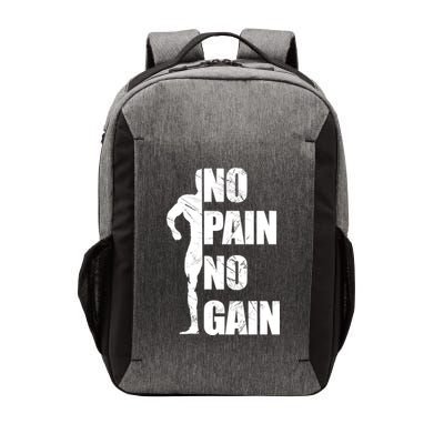 Original Motivation No Pain No Gain Gym Gift Vector Backpack