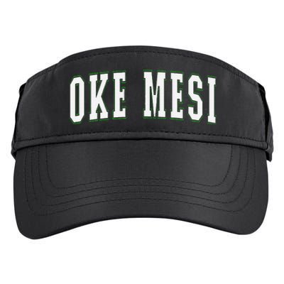 Oke Mesi Nigeria Nigerian Vacation Souvenirs Oke Mesi Adult Drive Performance Visor