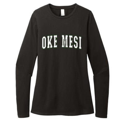 Oke Mesi Nigeria Nigerian Vacation Souvenirs Oke Mesi Womens CVC Long Sleeve Shirt