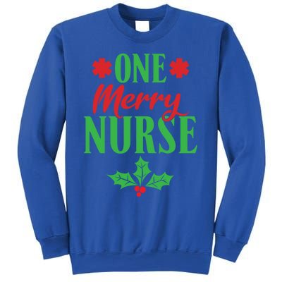 One Merry Nurse Work Hospital Nursing Christmas Meaningful Gift Sweatshirt