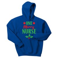 One Merry Nurse Work Hospital Nursing Christmas Meaningful Gift Kids Hoodie