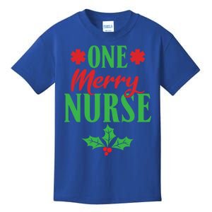 One Merry Nurse Work Hospital Nursing Christmas Meaningful Gift Kids T-Shirt