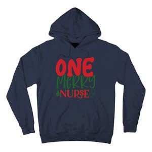 One Merry Nurse Christmas Holiday Tall Hoodie