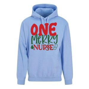 One Merry Nurse Christmas Holiday Unisex Surf Hoodie