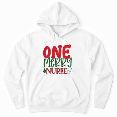 One Merry Nurse Christmas Holiday Hoodie