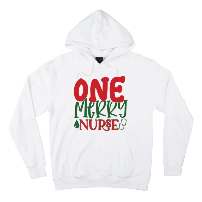 One Merry Nurse Christmas Holiday Hoodie