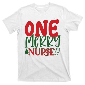 One Merry Nurse Christmas Holiday T-Shirt