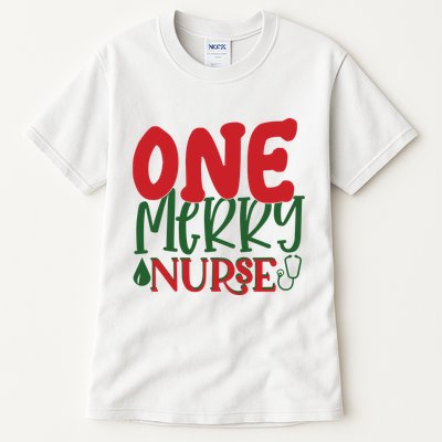 One Merry Nurse Christmas Holiday Tall T-Shirt