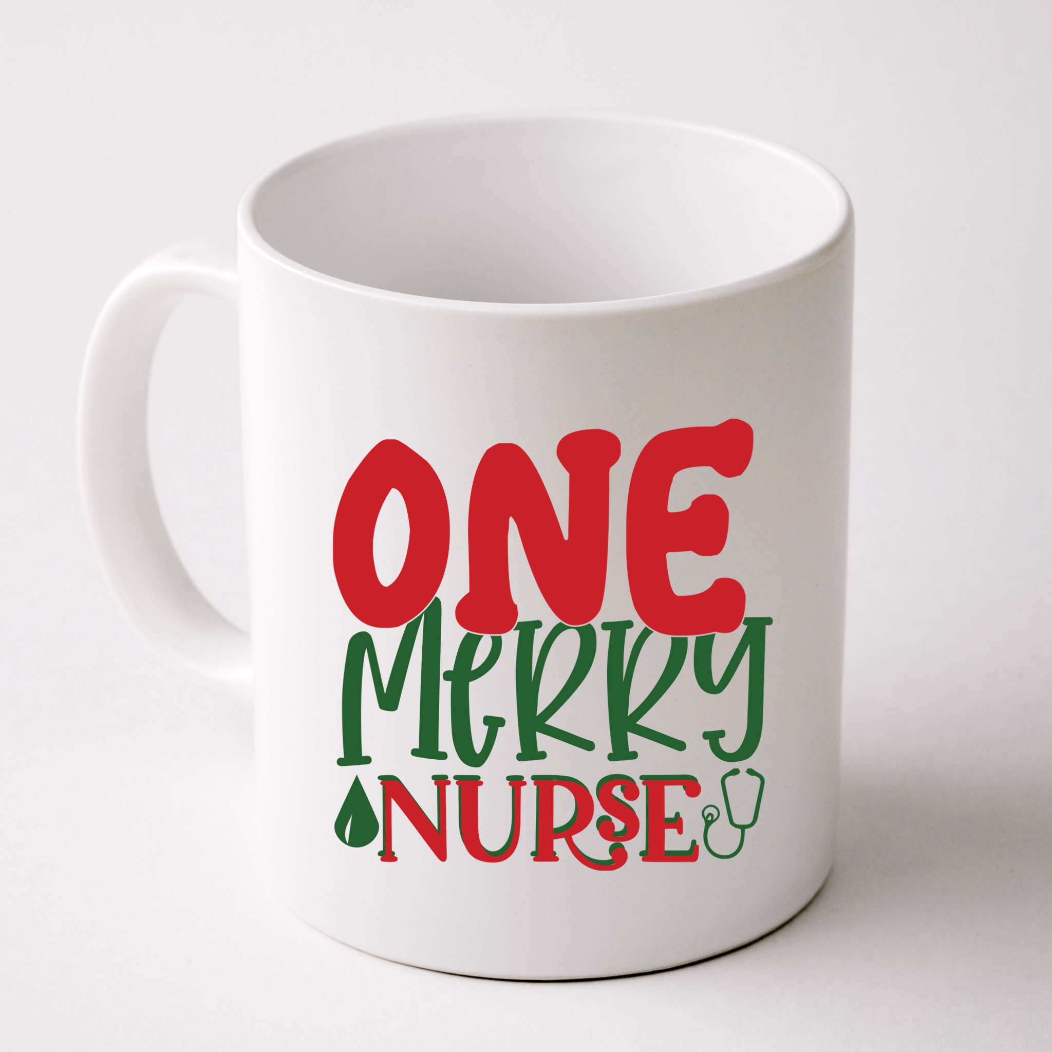 One Merry Nurse Christmas Holiday Mug