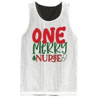 One Merry Nurse Christmas Holiday Mesh Reversible Basketball Jersey Tank