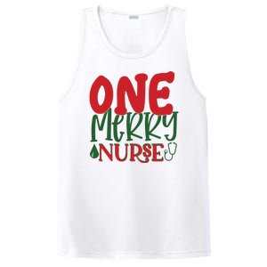 One Merry Nurse Christmas Holiday PosiCharge Competitor Tank