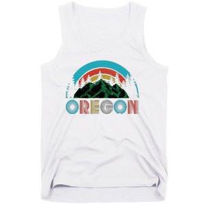 Oregon Mountains Outdoor Camping Hiking Gift Tank Top