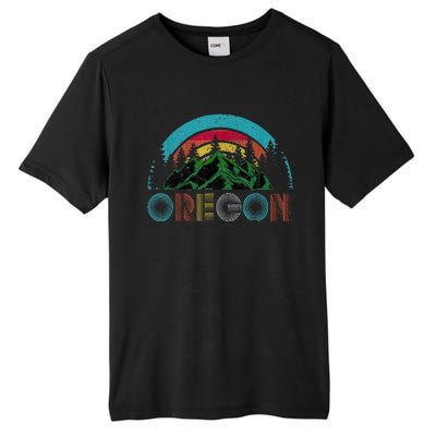 Oregon Mountains Outdoor Camping Hiking Tall Fusion ChromaSoft Performance T-Shirt