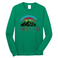 Oregon Mountains Outdoor Camping Hiking Long Sleeve Shirt