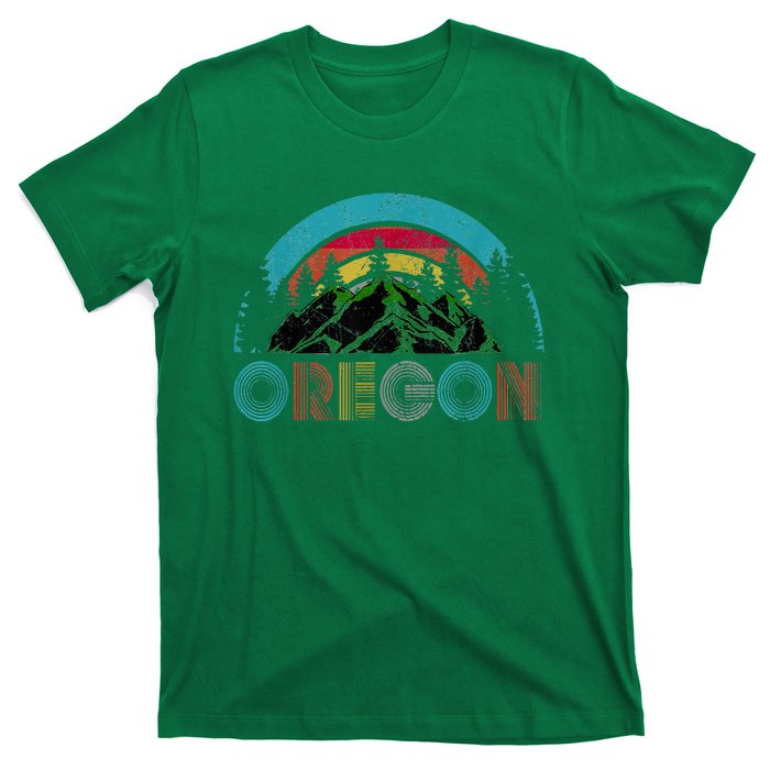 Oregon Mountains Outdoor Camping Hiking T-Shirt