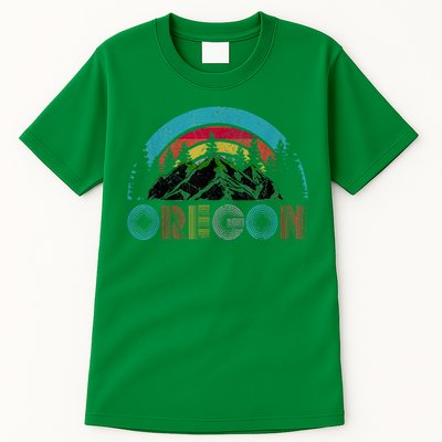 Oregon Mountains Outdoor Camping Hiking Tall T-Shirt