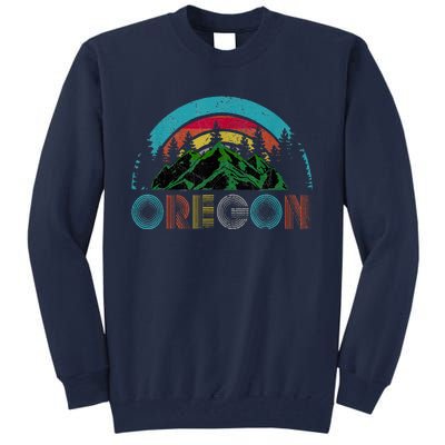 Oregon Mountains Outdoor Camping Hiking Tall Sweatshirt